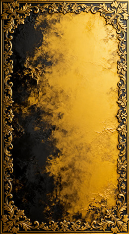奢华金色古典边框设计