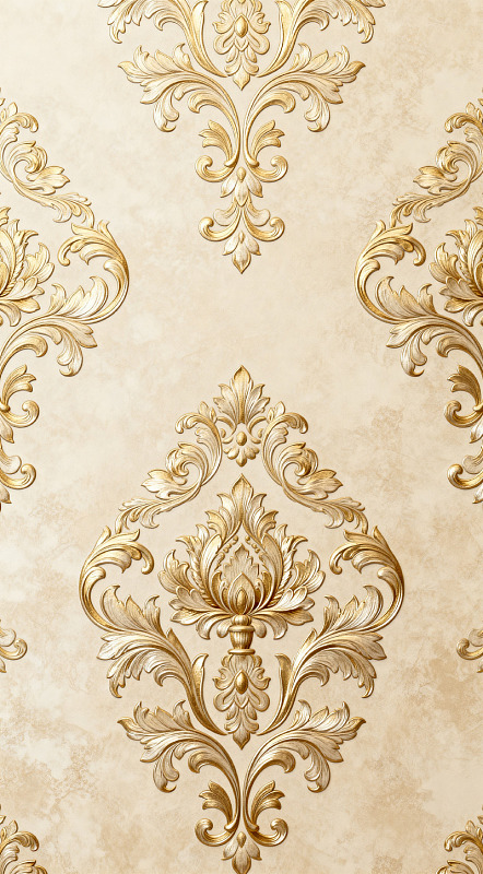 欧式古典花纹壁纸图案