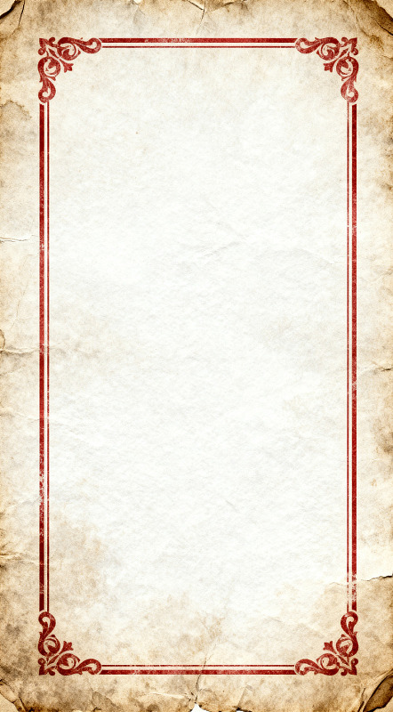 复古边框证书邀请函设计模板