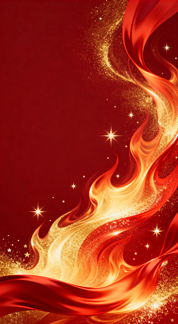 火焰星光绚丽背景设计