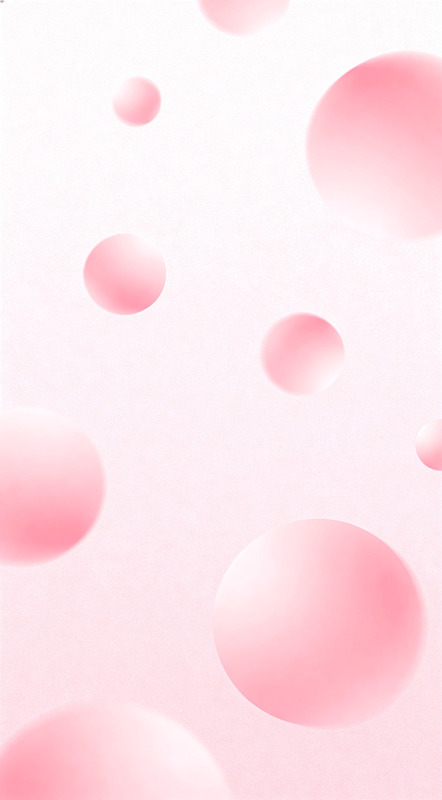 粉红泡泡抽象艺术壁纸