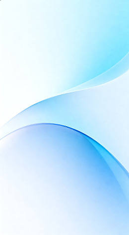 简约蓝色曲线抽象背景