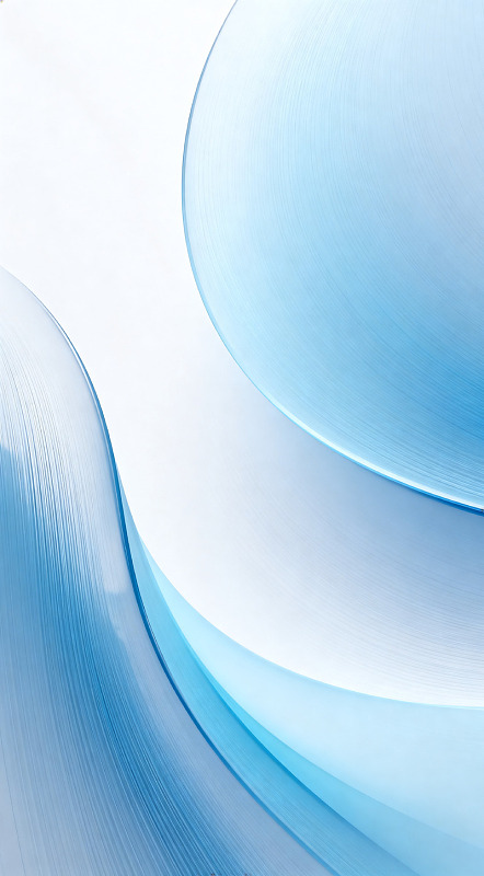 蓝色渐变几何图形设计素材