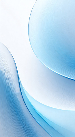 蓝色渐变几何图形设计素材