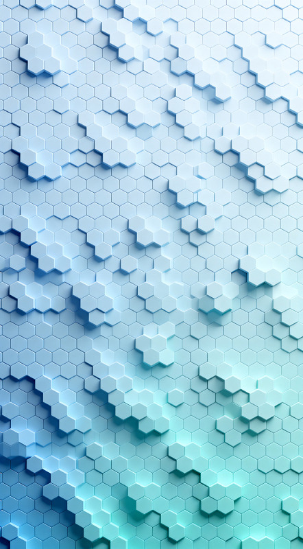 六边形渐变科技背景设计素材