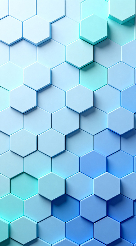 六边形渐变科技背景设计