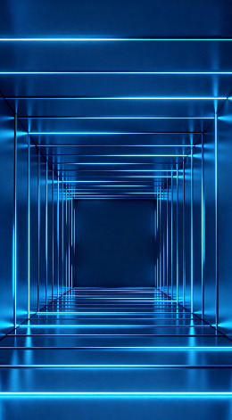 科技感隧道光影背景