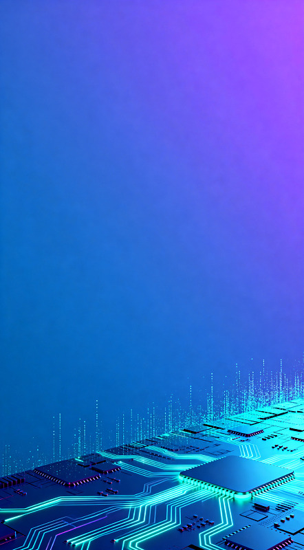 科技电路板数字艺术图