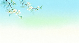 春意盎然花卉背景