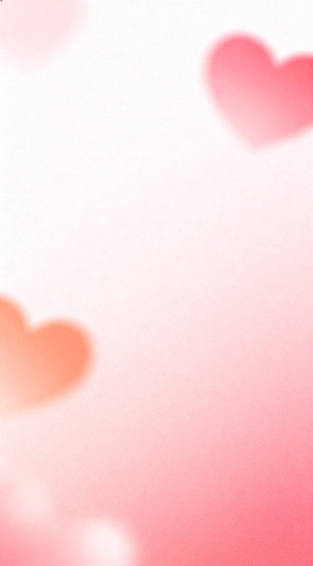 浪漫爱心模糊背景图