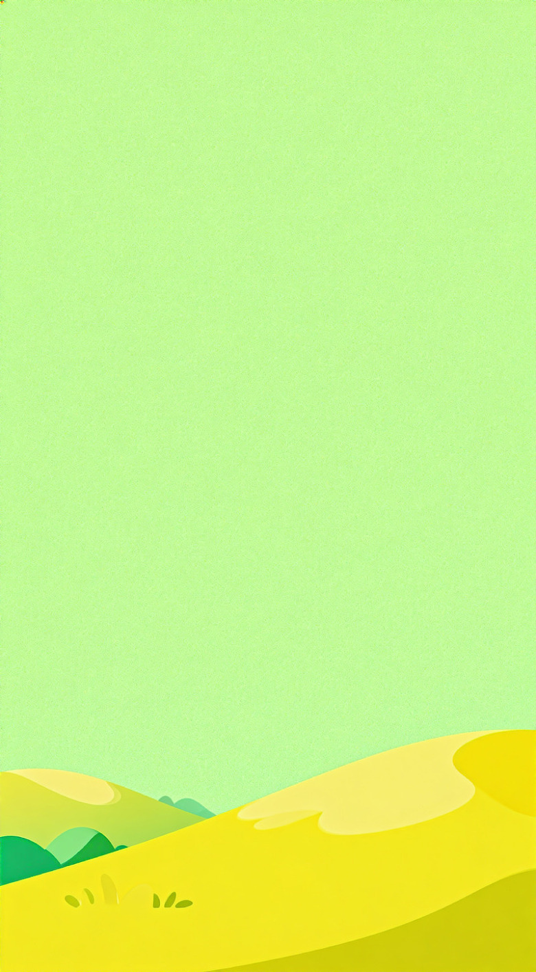 简约风景山水插画背景