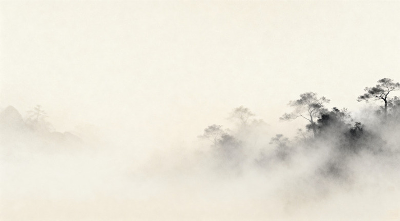 水墨山水意境图