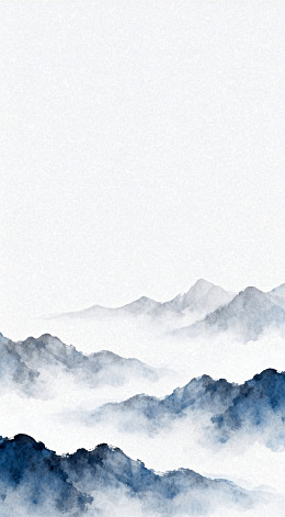 水墨山水风景画