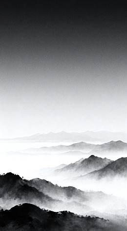 水墨山水意境图