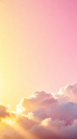 彩云霞光天空美景