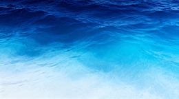 海洋蓝波浪艺术绘画