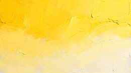 油画风格明亮黄色渐变艺术绘画