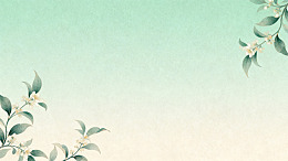 淡雅花卉背景图