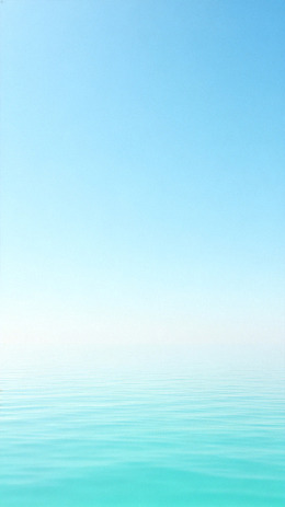 蓝天碧水简约画面