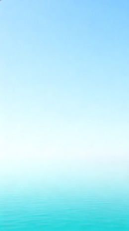 天空海洋渐变美景