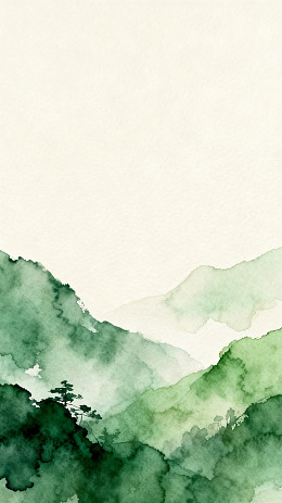 水墨山水意境画