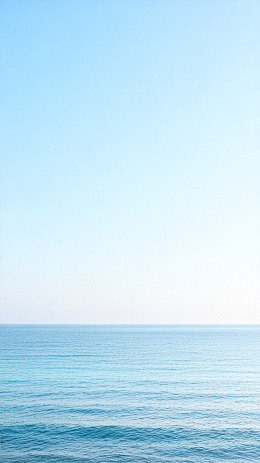 海天一色风光