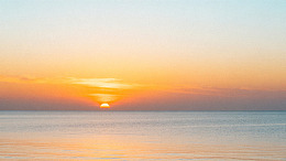 海上日落美景