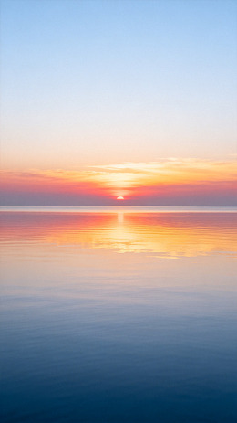 日出海景风光