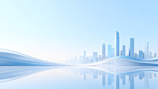 未来城市科技背景设计图