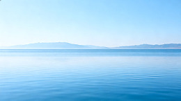 宁静海景风光