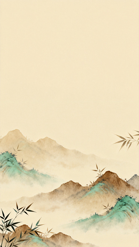 古风山水画意境图