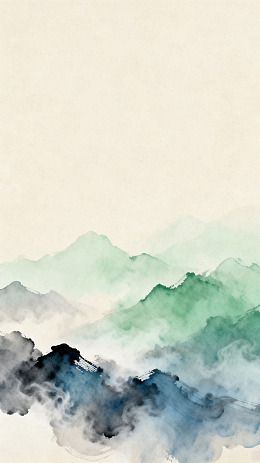 水墨山水画意境