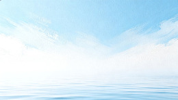 蓝天白云水面背景图