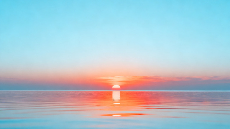 海日落美景风光