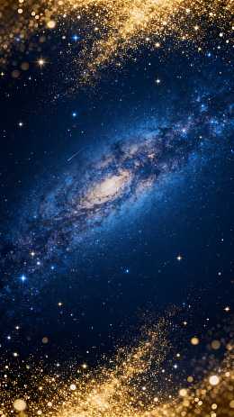 银河星云梦幻星光背景