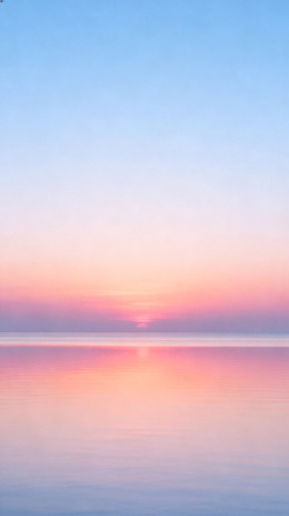 日落海平面美景