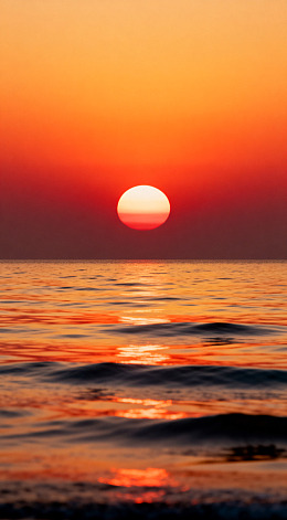 海边日落美景片