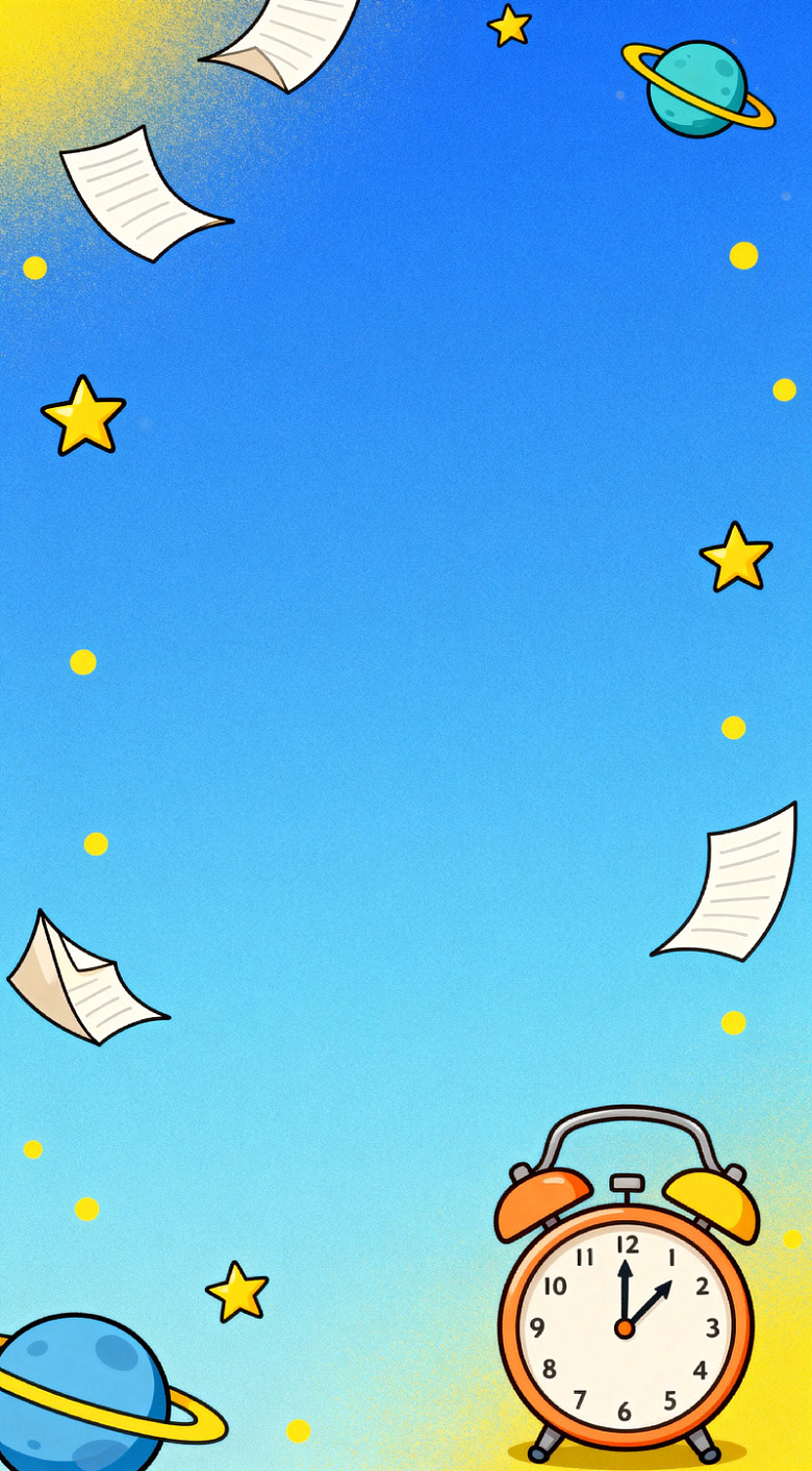星空学习背景图