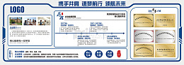 企业宣传展板设计模板