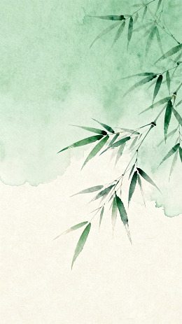 水墨竹子淡雅背景