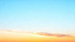 天空黄昏彩霞风景