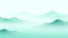 水墨山水画风景图案背景