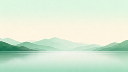 山水水墨画风光壁纸