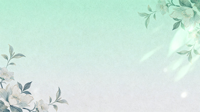 淡雅花卉背景设计素材