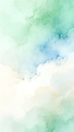 水彩淡雅云雾纹理背景图