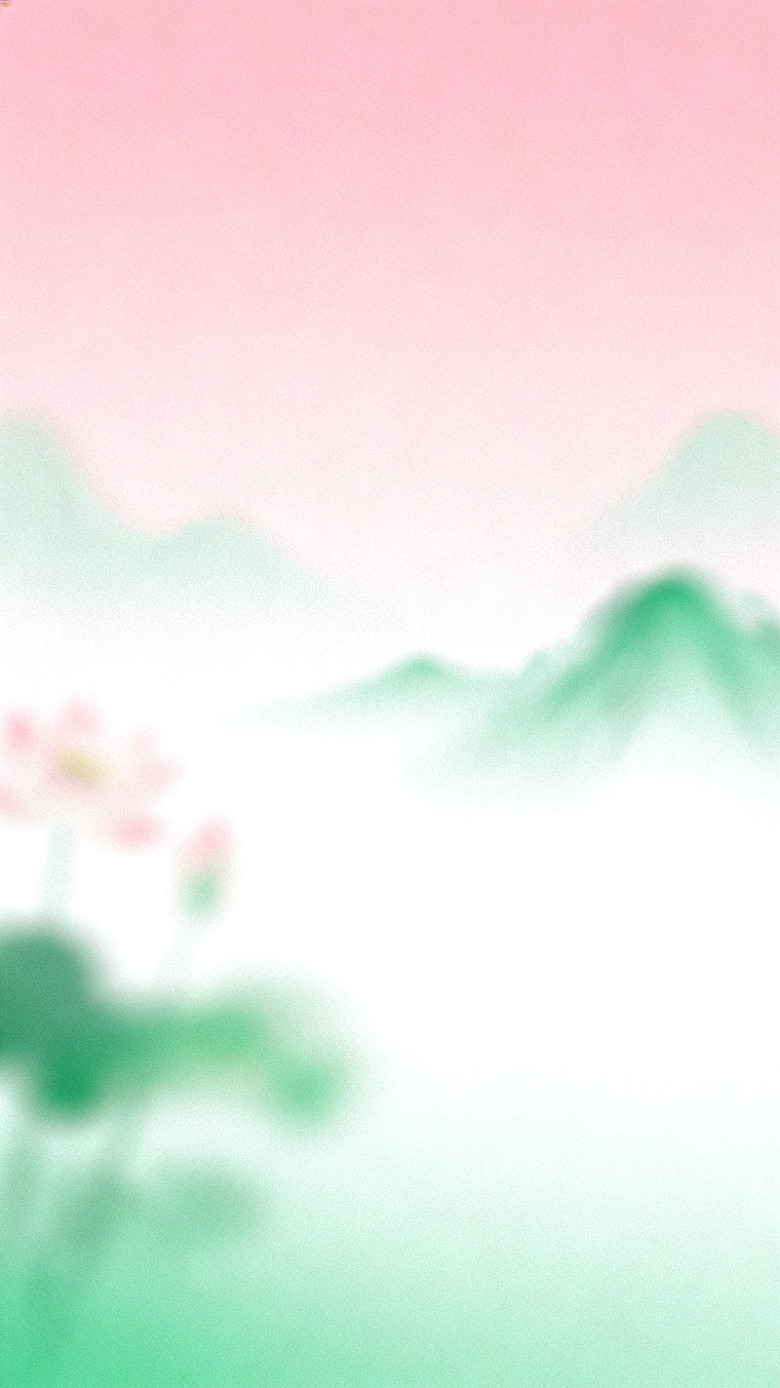 山水水墨画古风背景