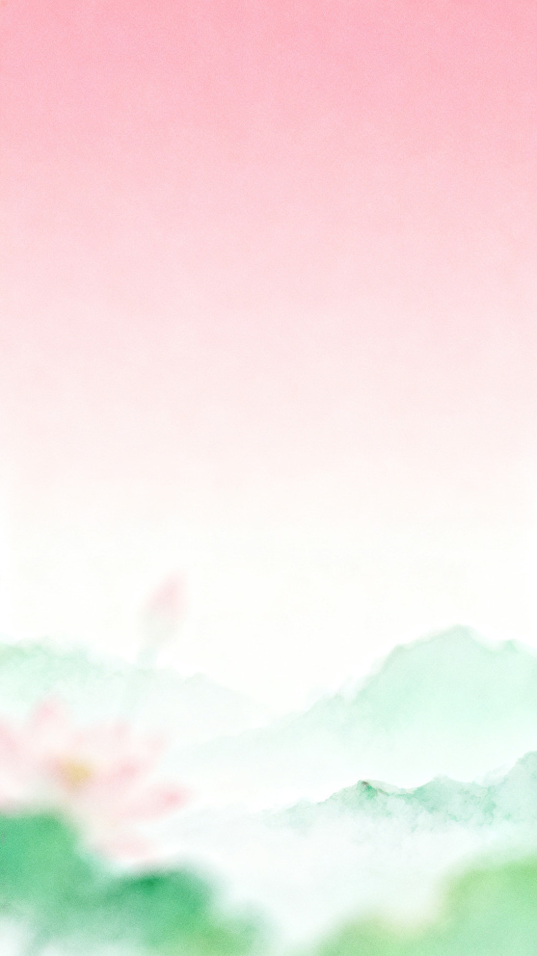水墨山水梦幻背景图