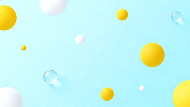 简约球体背景设计