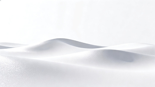 雪白沙漠光影艺术壁纸