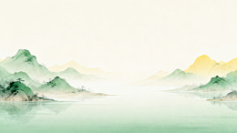 水墨山水画风景装饰画